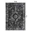 Tapis noir ivoire rétro à médaillon-951764639