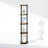 Shamblin 57.7" H x 11.6" W Corner Bookcase-1679498762