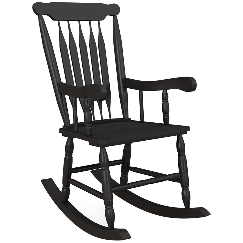 Chaise berçante en bois Classic Comfort