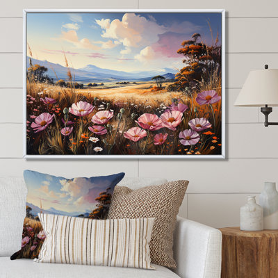 Fleur mauve colorée dans les Prairies du Nevada I