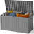 100 Gallon Outdoor Storage Deck Box, All-Weather Resin Patio Storage Bench with Lockable Lid