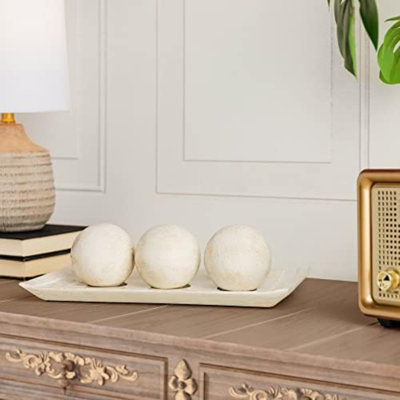 Ensemble de plateau et orbe Rustic Luxe