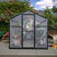 Serre en aluminium avec panneaux en polycarbonate Elysora-130376623-129916523