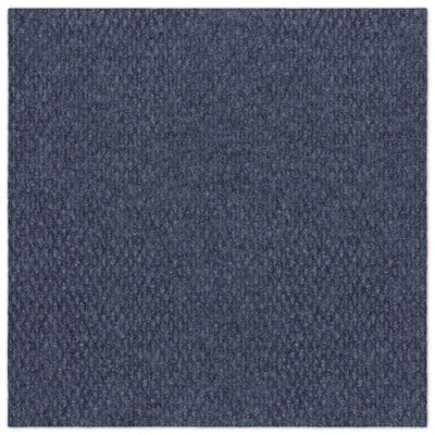 EAZY Floor Boone 18" x 18" Peel and Stick Carpet Tile Blue
