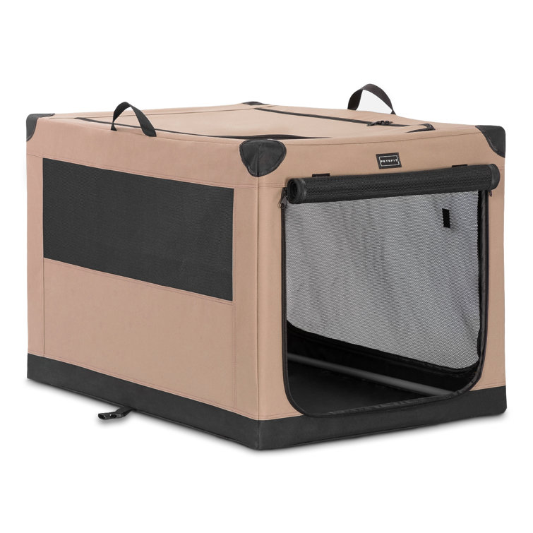 32 Inch Soft Sided Folding Crate Pet Carrier 