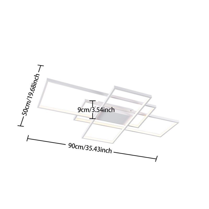 Aluminium LED Flush Mount
