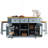 53Inch Large Kitchen Island With 2 Bar Stools,Power Outlet,Door Internal Storage Rack,Kitchen Storage Cart On 5 Wheels With Drop Leaf,5 Open Side Racks,3 Drawers,Grey Blue (Three Packages), Kitchen Island-198765296