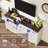 64.2" LED Farmhouse TV Stand For Tvs Up To 70" With Power Outlets And Adjustable Shelves-163533590-149277937