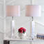 Ensemble de lampes de table transparentes 32 "Gino