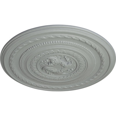 Endurathane Pearl Ceiling Medallion, 26 1/4"OD x 1 1/2"P (Fits Canopies up to 1 7/8"), Factory Primed