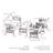 Jaggers 4 - Person Patio Conversation Set with Cushions