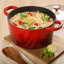 Cocotte ronde artisanale en fonte antiadhésive Crock-pot