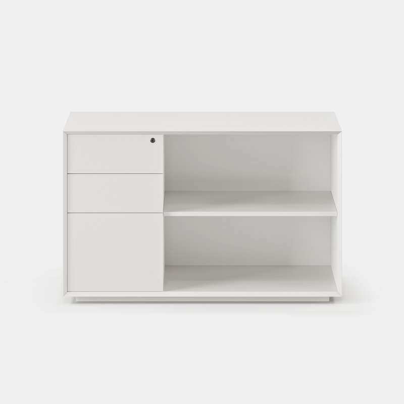 Credenza, White, Left