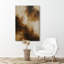 «Brown Tones Abstract Landscape Art», reproduction d'art sur toile encadrée-120783412-120783414