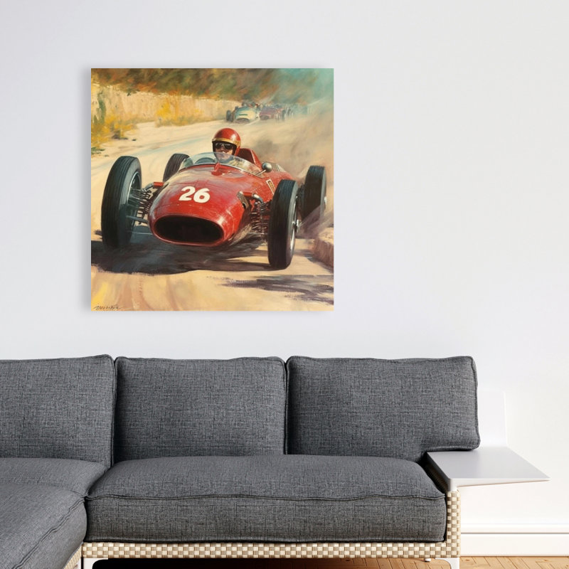 Number 26 - Illustrative Living Room Canvas for Home Decor