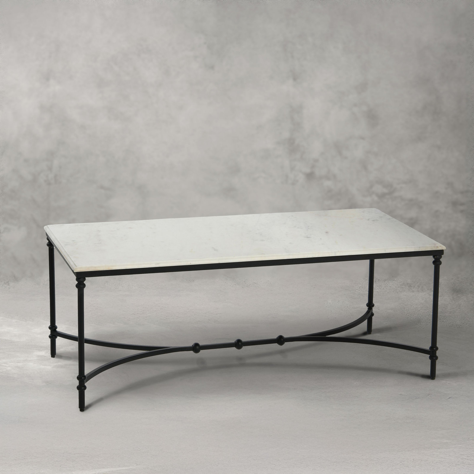 Timmons 4 Legs Coffee Table, Black