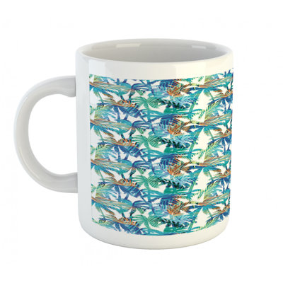 Grande tasse à café palm leaf