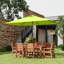  Parasol de marché rectangulaire 120 po x 78 po avec manivelle-1920056181