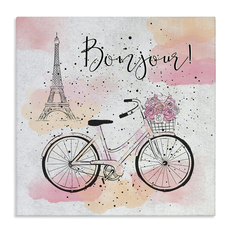 «Bonjour Paris» par Martina Pavlova, H 17 po x l 17 po