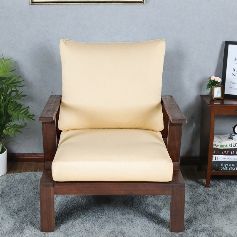 Chaises d'appoint durables en bois d'acacia avec un style moderne pour les espaces extérieurs