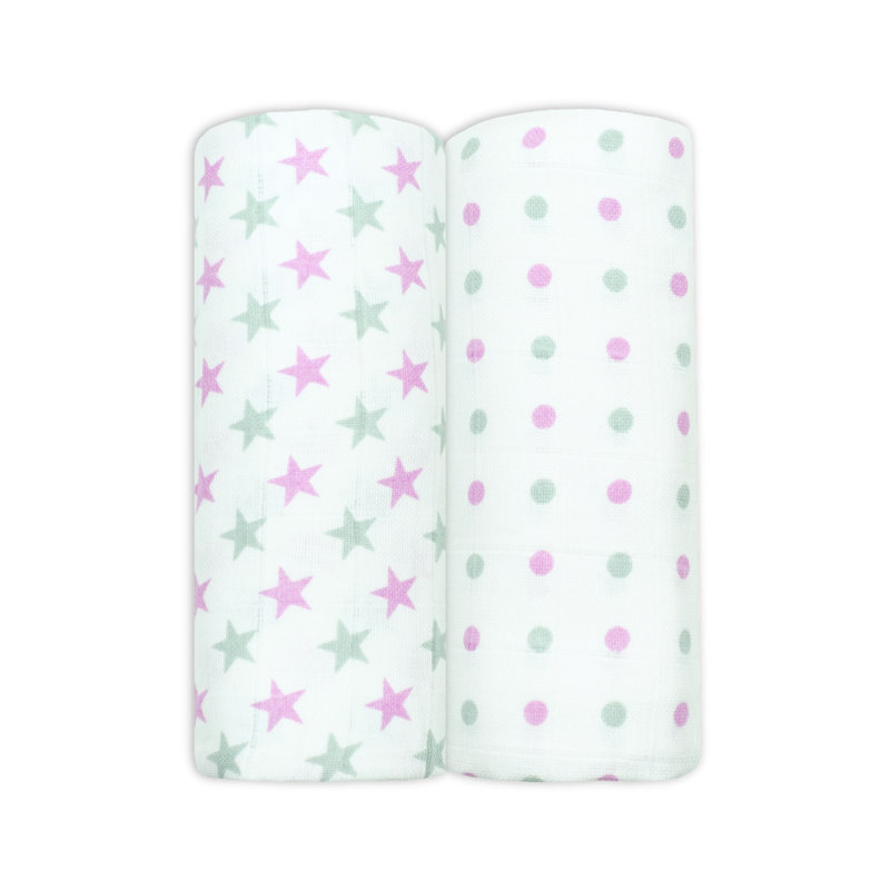 Losurdo Cotton Swaddle, Violet
