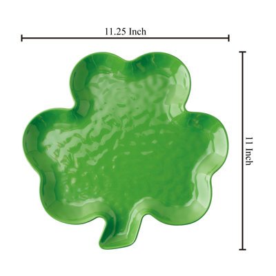 Jersey Shamrock, 11 1/4" Plate