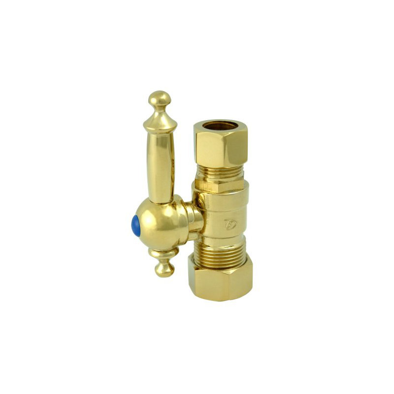 Single hole Bathroom Faucet, Polished Brass