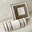 Couette King taupe/brun - 7 pièces, lavable à la machine, couleur neutre, taille décorative