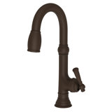Jacobean Single Handle Pull Down Bar Faucet