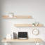 Wall Shelves 2 Pcs Solid Wood Pine-878803395-878803393