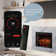 Uptown Infrared Electric Fireplace Insert Heater, Compatible with Alexa & Google Home, Multi-Flame Colors, Remote Control