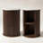 Fluted Round End Table&Nightstands with Storage Set of 2-130377401