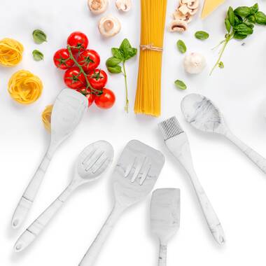 Ozeri 11-Piece All-In-One Silicone Utensil Set, Multicolor - Serving Spoon,  Tongs, Ladle, Spatulas, Whisk - Heat-Resistant, Non-Scratching, BPA-Free in  the Grilling Tools & Utensils department at