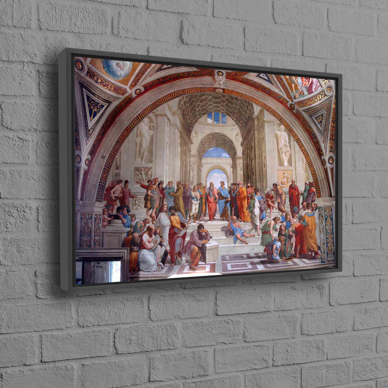 Print on Canvas, 20 cm H x 30 cm W, Black Floater Framed