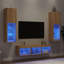 Calyse Unfinished Entertainment Center for TVs up to 24" with Fireplace Included-1979246394-1955151054