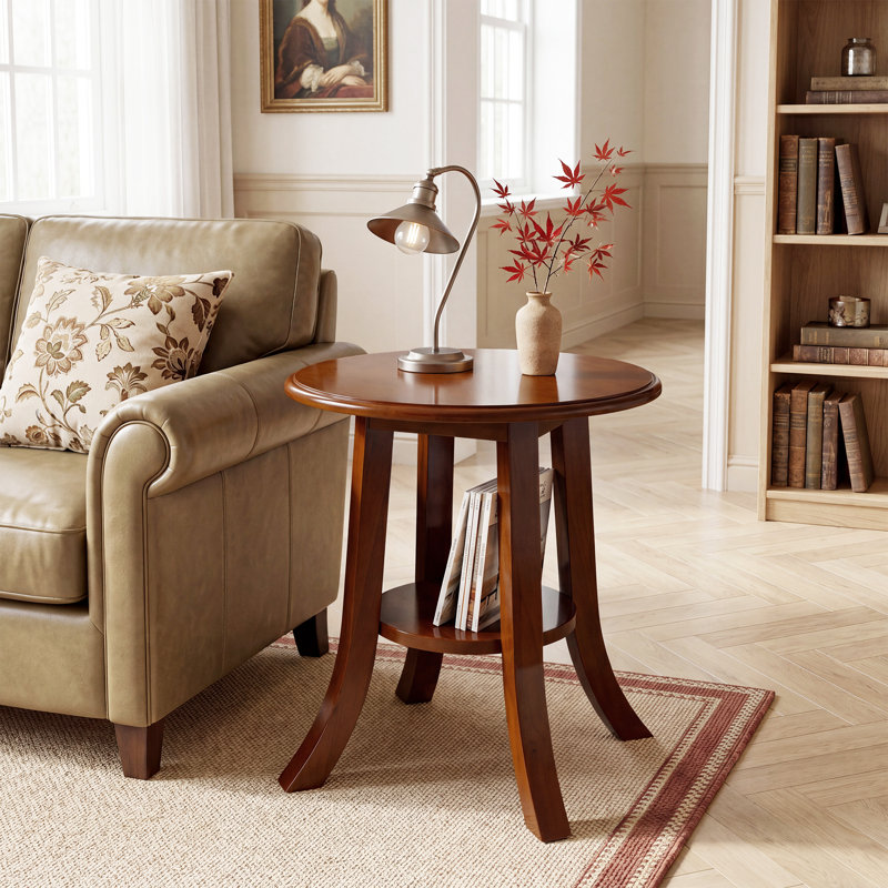 Solid Wood End Table