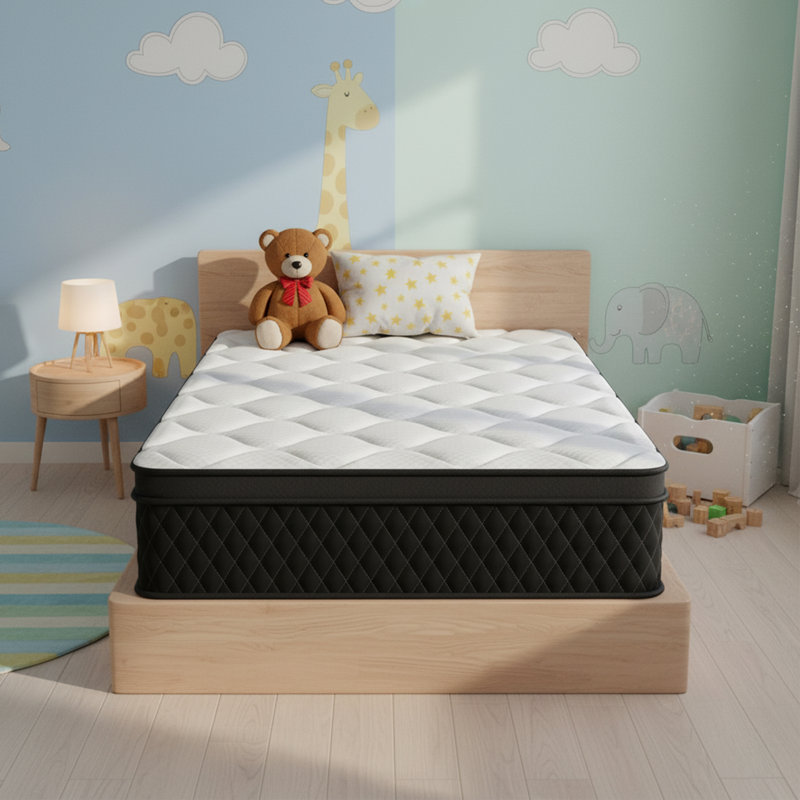 Matelas hybride 10 po avec confort rafraîchissant et ressorts ensachés, Double