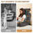 Comfy High Backrest Pillow Arm Pillow With Head Rest & Pockets-111629228