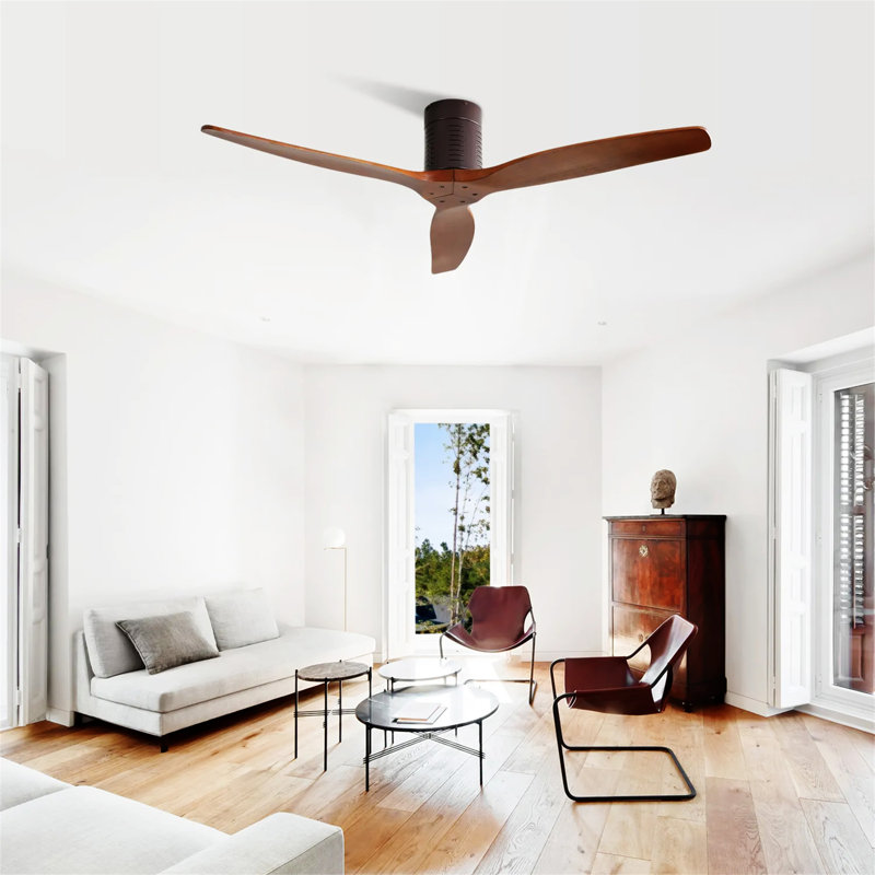 Ventilateur de plafond encastré 52 pouces avec télécommande