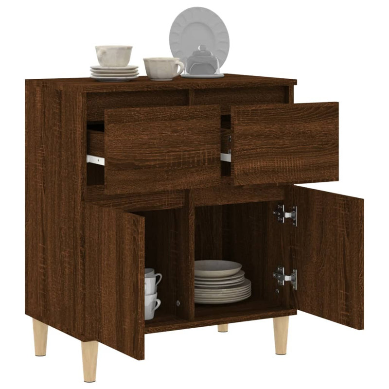 Lachrisa 60 cm W Sideboard, Brown Oak