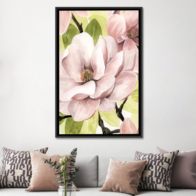 «Blush Magnolia II», impression sur toile