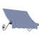 Auvent en tissu acrylique avec accoudoirs en fer Awntech Charleston