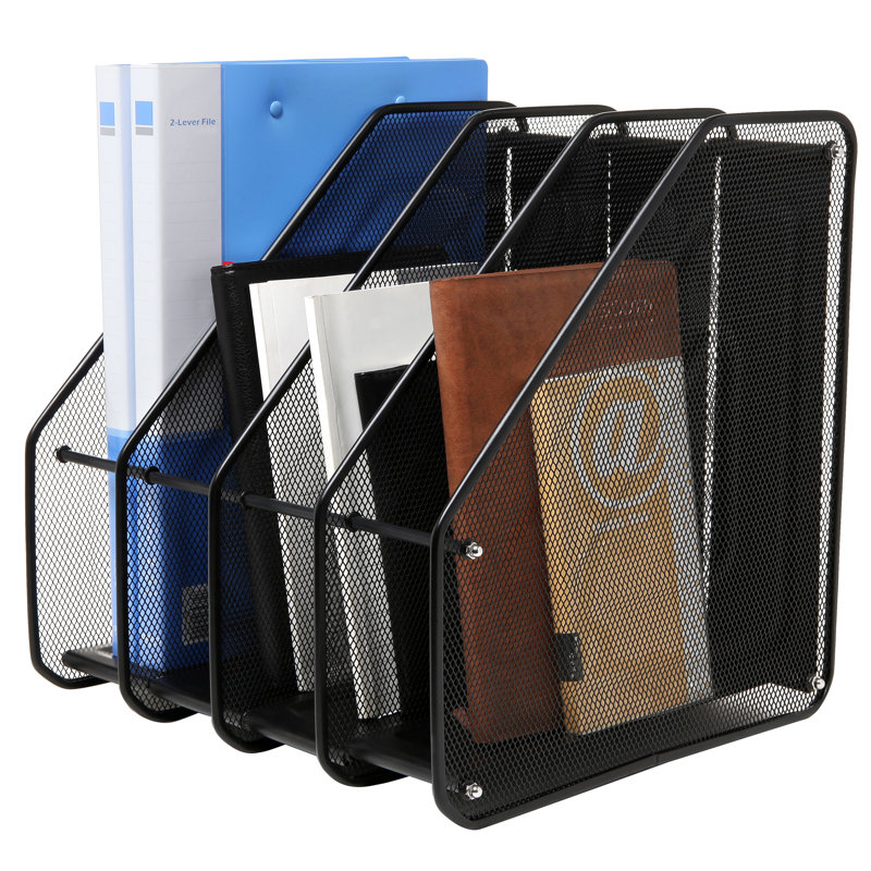 Jayston Desktop Metal Mesh File Organizer