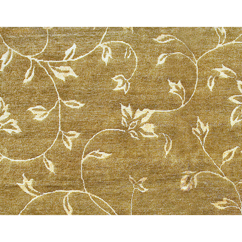 Himalayan Floral Area Rug in Brown, Rectangle 7'11" x 9'8"