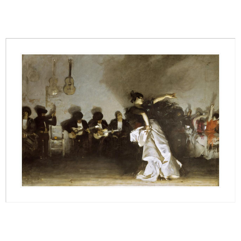 «El Jaleo» par John Singer Sargent, impression giclée sur cadre, H 30,22 po x l 41,5 po