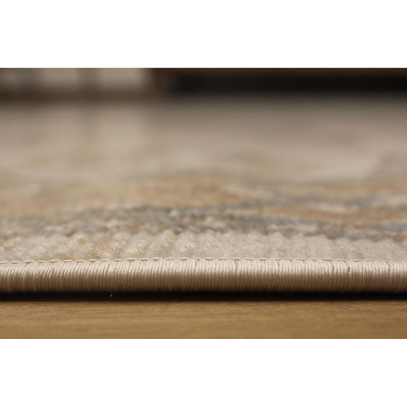 Stassie Ivory Rug, Rectangle 5' x 8'