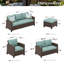 Millry All Weather Wicker/Rattan 9 - Person Seating Group with Cushions-1105753135