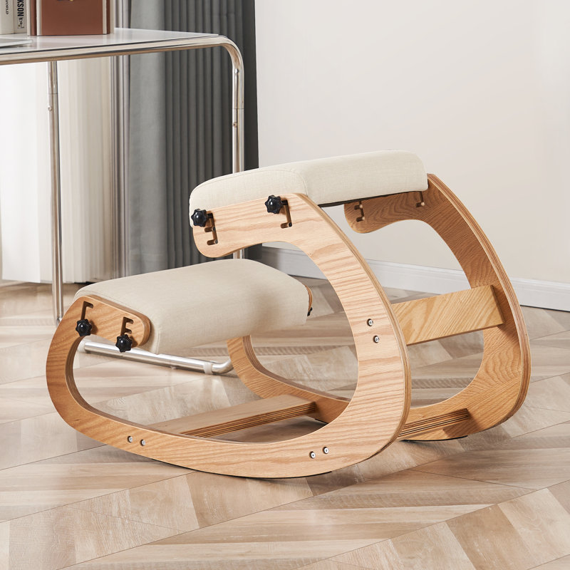 Fauteuil ergonomique à hauteur réglable Loal, Blanc