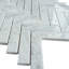 Natural Marble Herringbone Polished Marble Tile