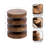 Stacked Solid Wood End Table-415465207